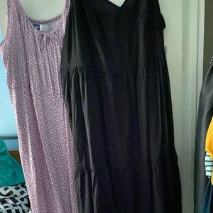 2 Old Navy NWT Cami Maxi Dresses 4X